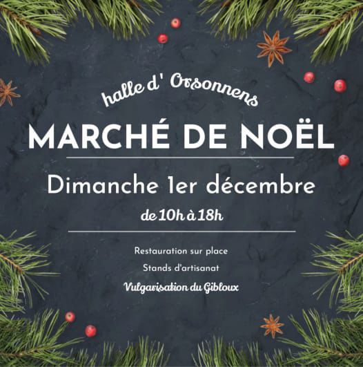 Marché de Noël à Orsonnens le 1 décembre 2024